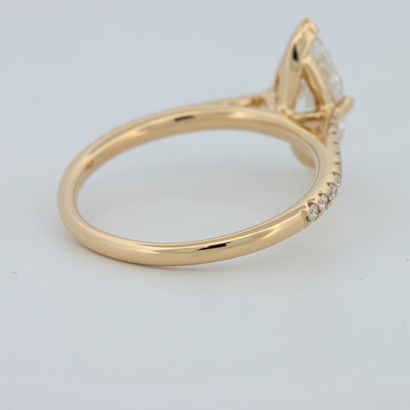 1.30 CT Marquise Cut Pavé Solitaire (LG) - ZIZOV DIAMONDS