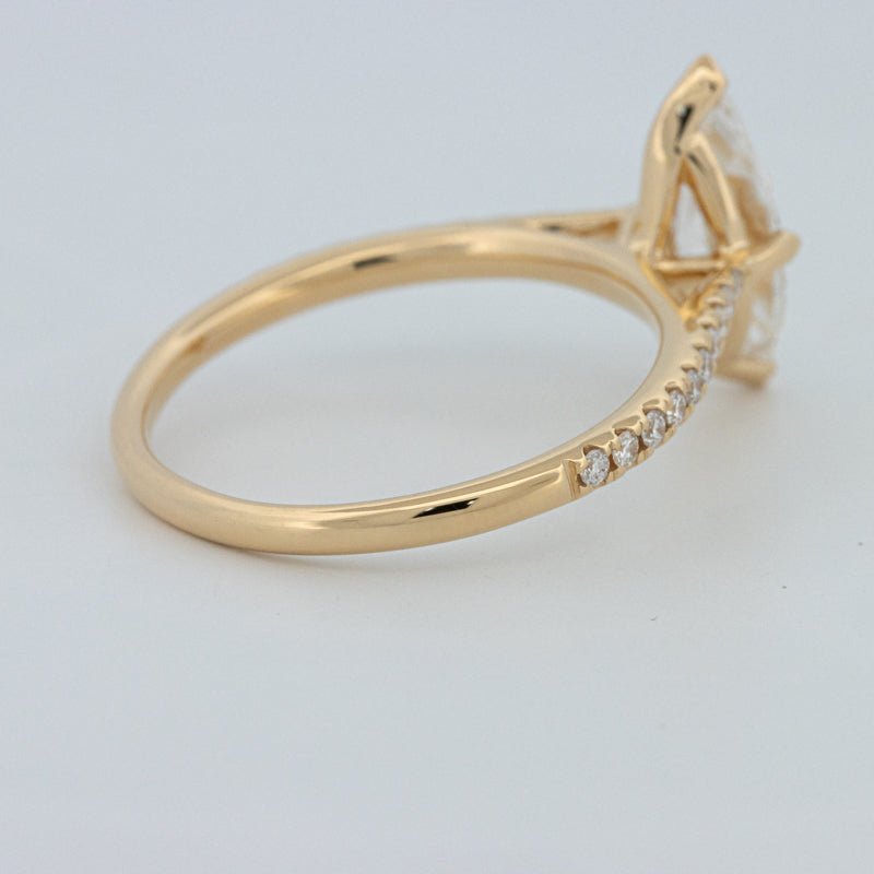 1.30 CT Marquise Cut Pavé Solitaire (LG) - ZIZOV DIAMONDS