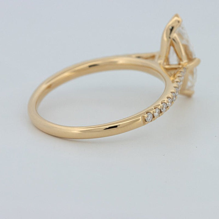 1.30 CT Marquise Cut Pavé Solitaire (LG) - ZIZOV DIAMONDS