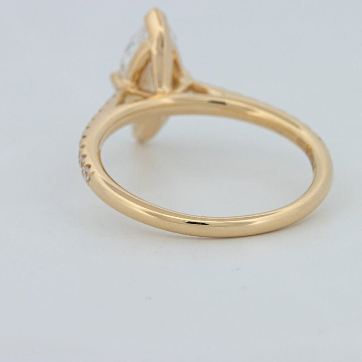 1.30 CT Marquise Cut Pavé Solitaire (LG) - ZIZOV DIAMONDS