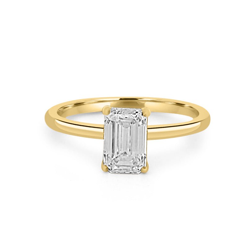 1.50 CT Classic Emerald Cut Solitaire (LG) - ZIZOV DIAMONDS