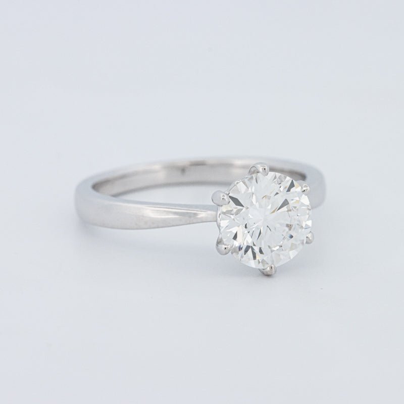 1.50 CT Classic Six Prong Round Cut Solitaire (LG) - ZIZOV DIAMONDS