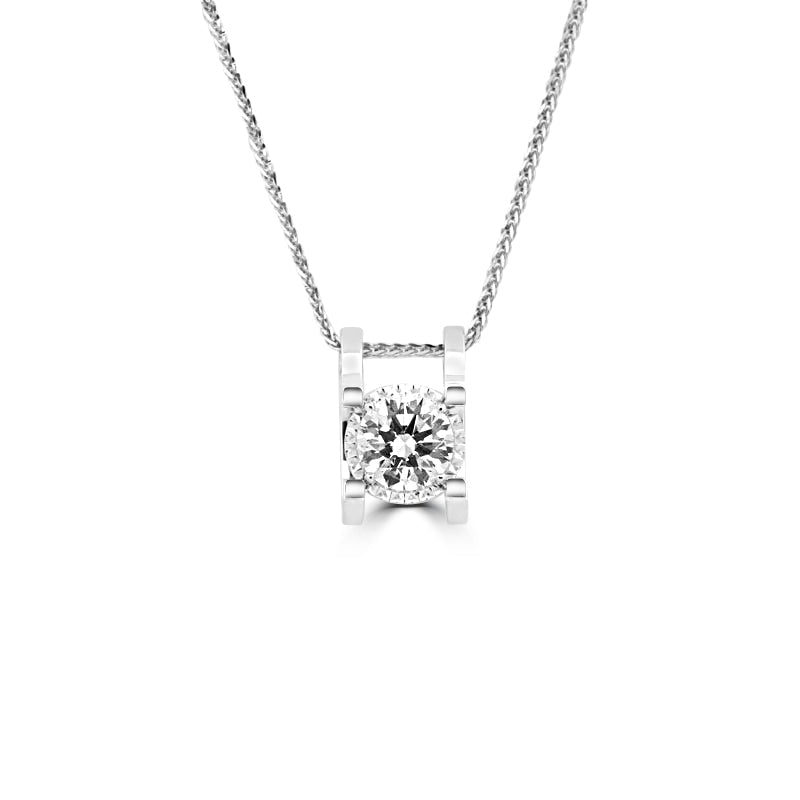 1.50 CT "Fortune" Solitaire Pendant (LG) - ZIZOV DIAMONDS