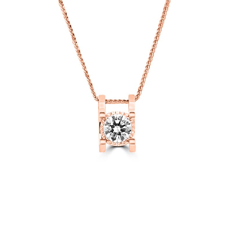 1.50 CT "Fortune" Solitaire Pendant (LG) - ZIZOV DIAMONDS