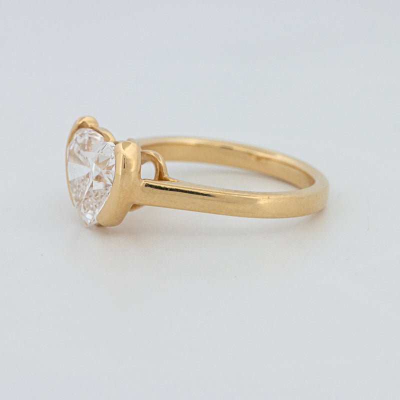 1.50 CT Heart - Shape Pinky Ring (LG) - ZIZOV DIAMONDS