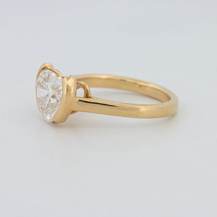 1.50 CT Heart - Shape Pinky Ring (LG) - ZIZOV DIAMONDS