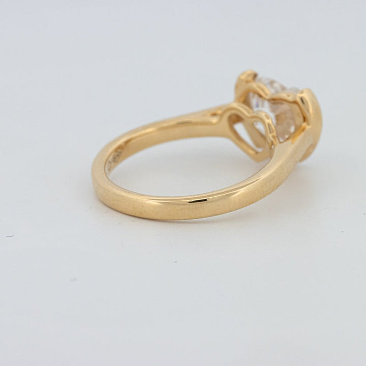 1.50 CT Heart - Shape Pinky Ring (LG) - ZIZOV DIAMONDS