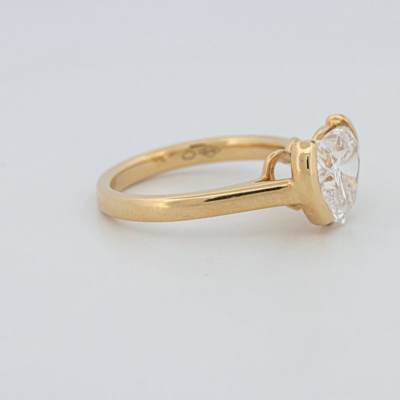 1.50 CT Heart - Shape Pinky Ring (LG) - ZIZOV DIAMONDS