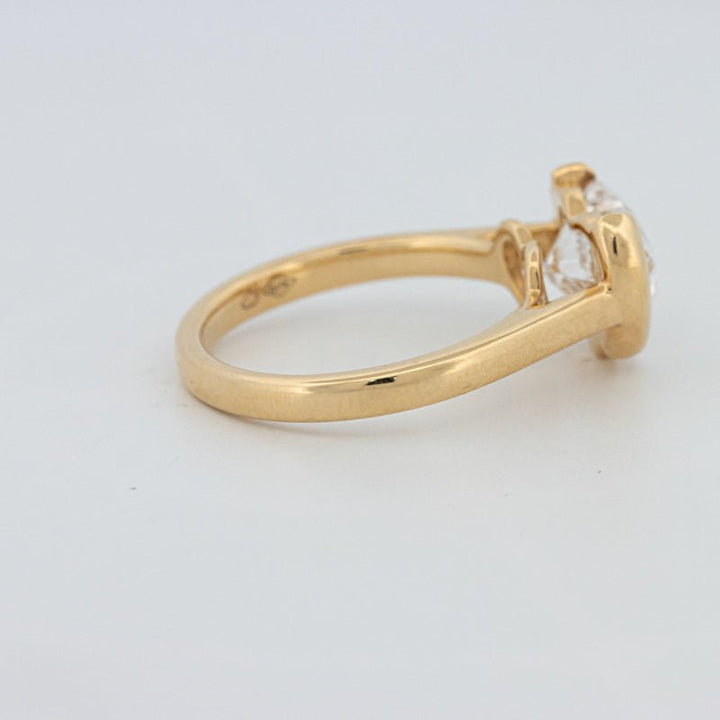 1.50 CT Heart - Shape Pinky Ring (LG) - ZIZOV DIAMONDS