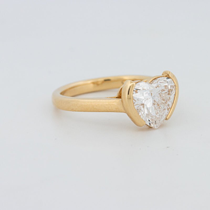 1.50 CT Heart - Shape Pinky Ring (LG) - ZIZOV DIAMONDS