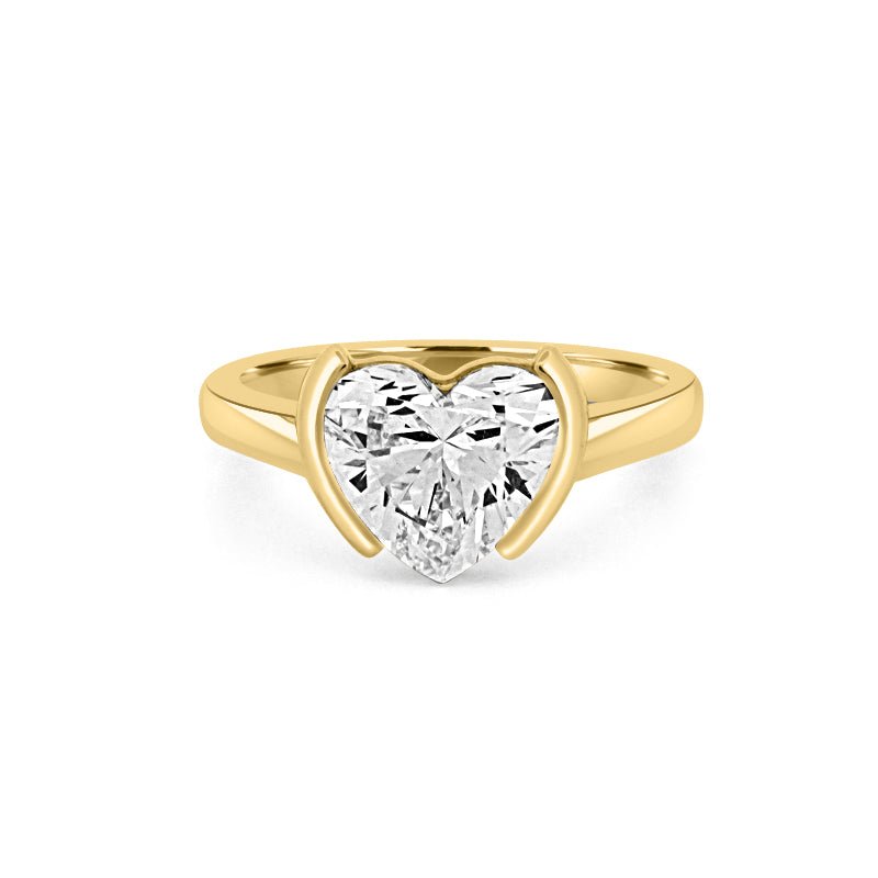 1.50 CT Heart - Shape Pinky Ring (LG) - ZIZOV DIAMONDS