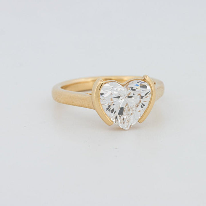 1.50 CT Heart - Shape Pinky Ring (LG) - ZIZOV DIAMONDS