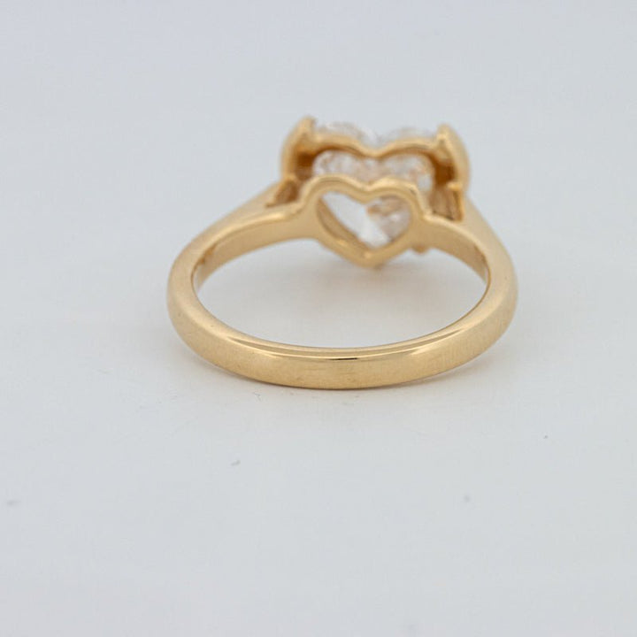 1.50 CT Heart - Shape Pinky Ring (LG) - ZIZOV DIAMONDS