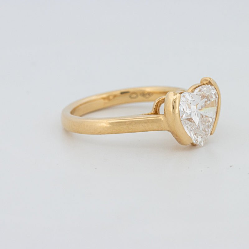 1.50 CT Heart - Shape Pinky Ring (LG) - ZIZOV DIAMONDS