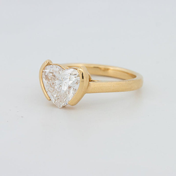 1.50 CT Heart - Shape Pinky Ring (LG) - ZIZOV DIAMONDS