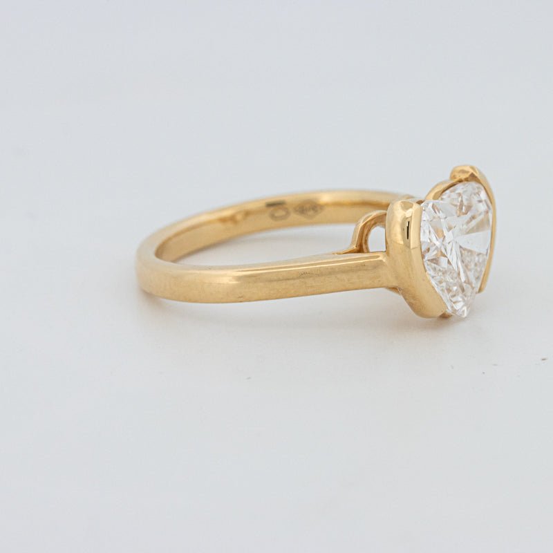 1.50 CT Heart - Shape Pinky Ring (LG) - ZIZOV DIAMONDS