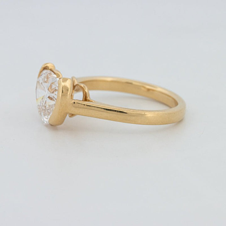 1.50 CT Heart - Shape Pinky Ring (LG) - ZIZOV DIAMONDS