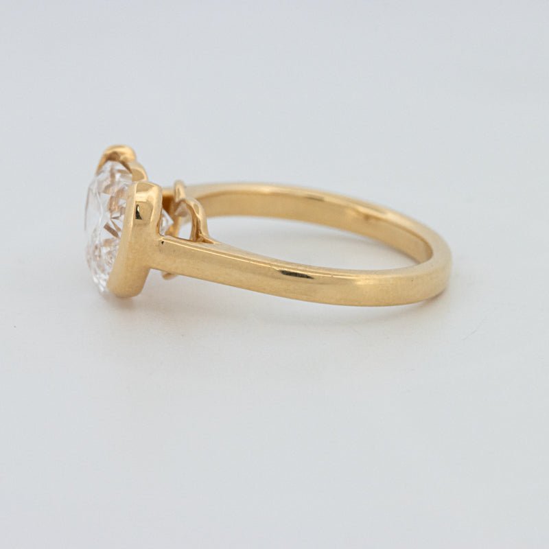 1.50 CT Heart - Shape Pinky Ring (LG) - ZIZOV DIAMONDS