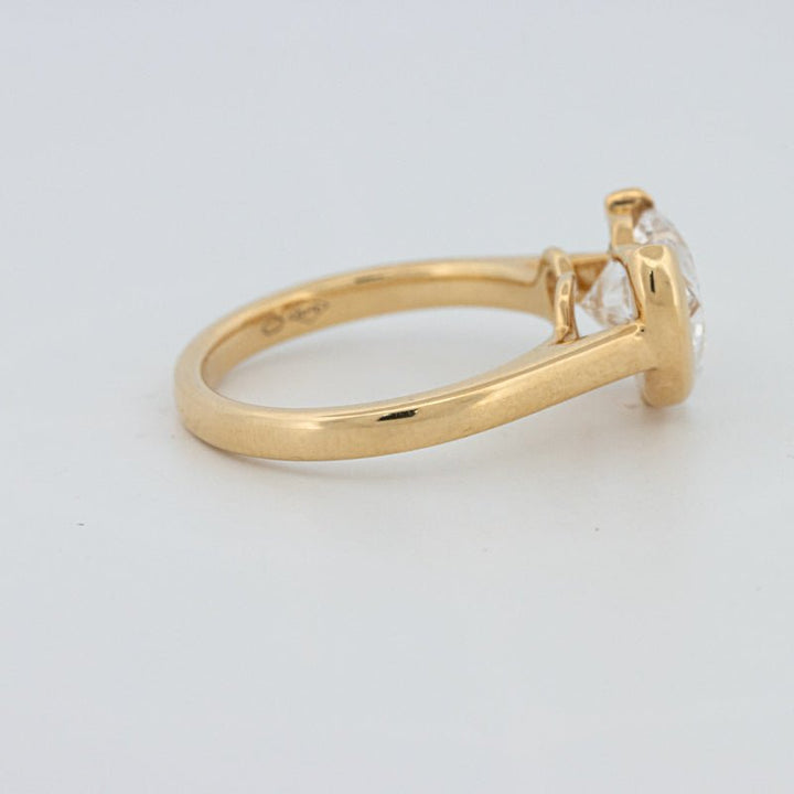 1.50 CT Heart - Shape Pinky Ring (LG) - ZIZOV DIAMONDS