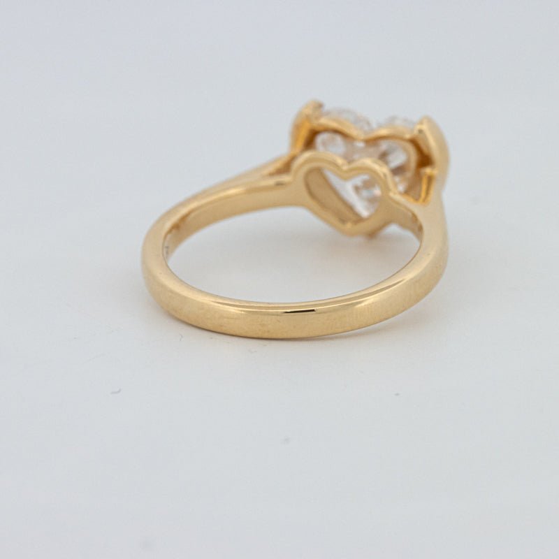 1.50 CT Heart - Shape Pinky Ring (LG) - ZIZOV DIAMONDS