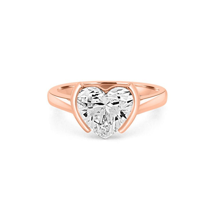 1.50 CT Heart - Shape Pinky Ring (LG) - ZIZOV DIAMONDS