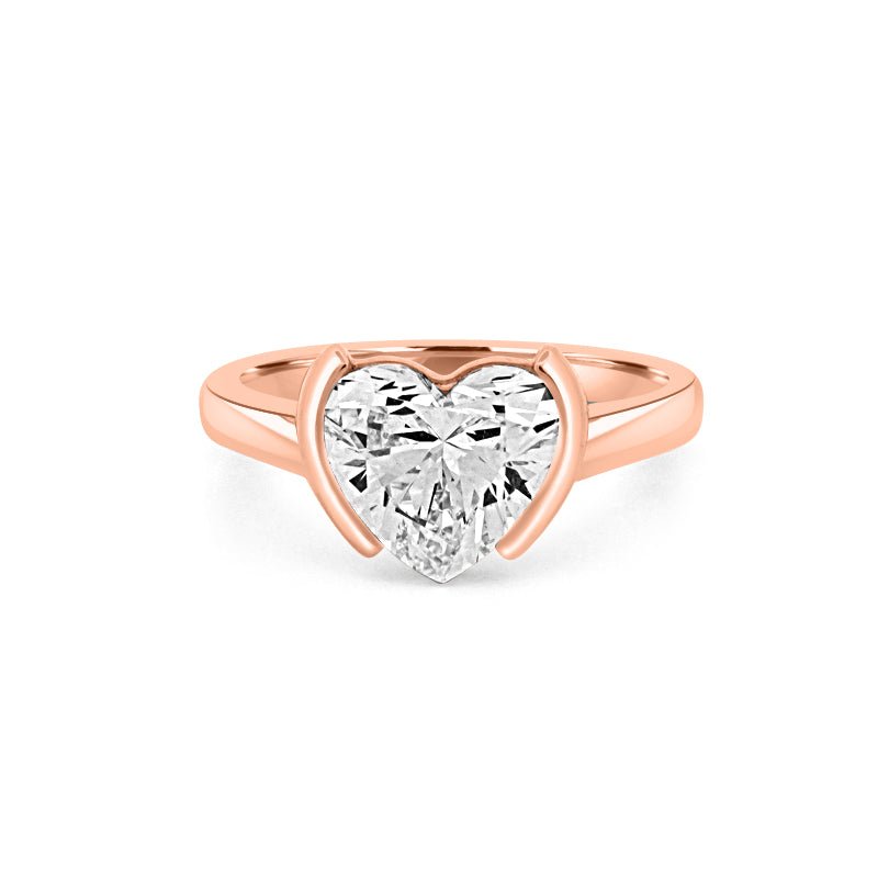 1.50 CT Heart - Shape Pinky Ring (LG) - ZIZOV DIAMONDS