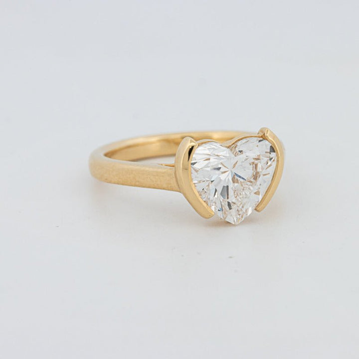 1.50 CT Heart - Shape Pinky Ring (LG) - ZIZOV DIAMONDS