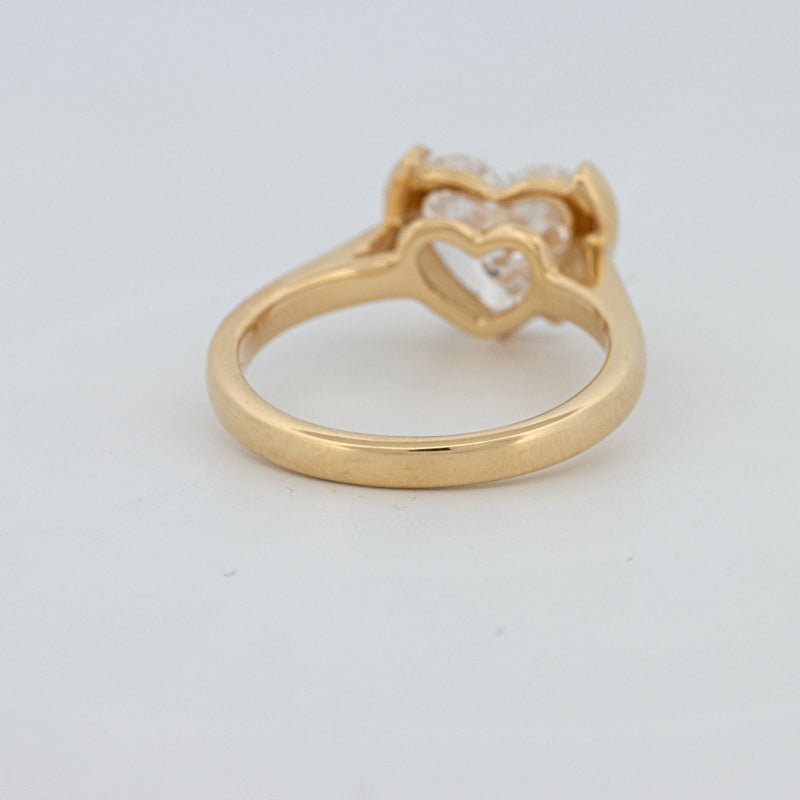 1.50 CT Heart - Shape Pinky Ring (LG) - ZIZOV DIAMONDS