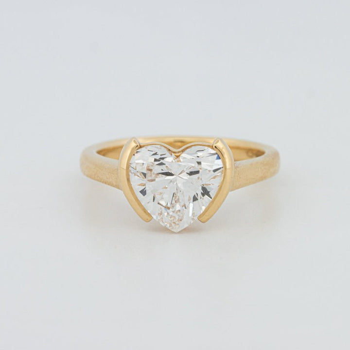1.50 CT Heart - Shape Pinky Ring (LG) - ZIZOV DIAMONDS