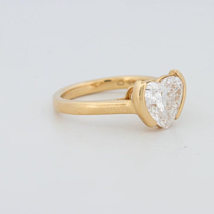 1.50 CT Heart - Shape Pinky Ring (LG) - ZIZOV DIAMONDS