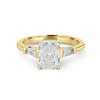 1.50 CT Radiant Cut Trilogy Solitaire (LG) - ZIZOV DIAMONDS