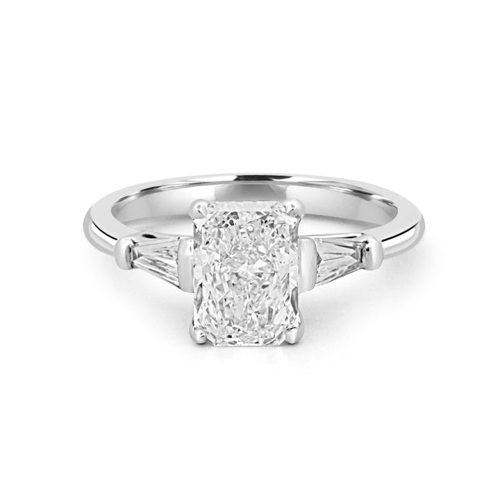 1.50 CT Radiant Cut Trilogy Solitaire (LG) - ZIZOV DIAMONDS