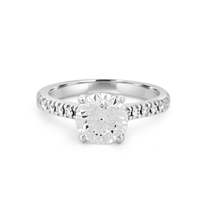 1.50 CT Round Solitaire Pavé (LG) - ZIZOV DIAMONDS
