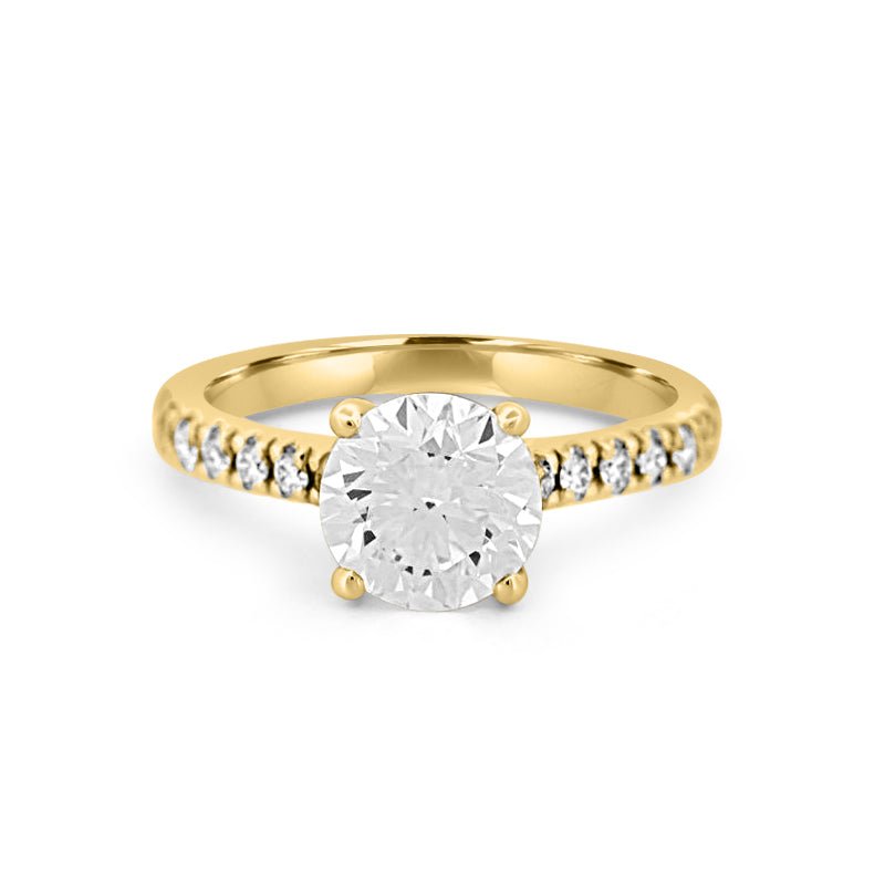 1.50 CT Round Solitaire Pavé (LG) - ZIZOV DIAMONDS