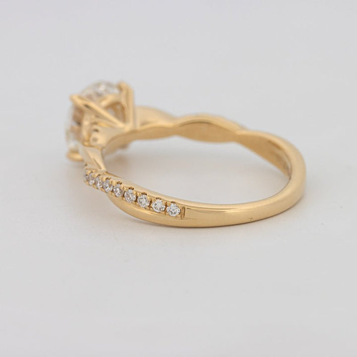 1.50 CT Round "Twist" Solitaire (LG) - ZIZOV DIAMONDS