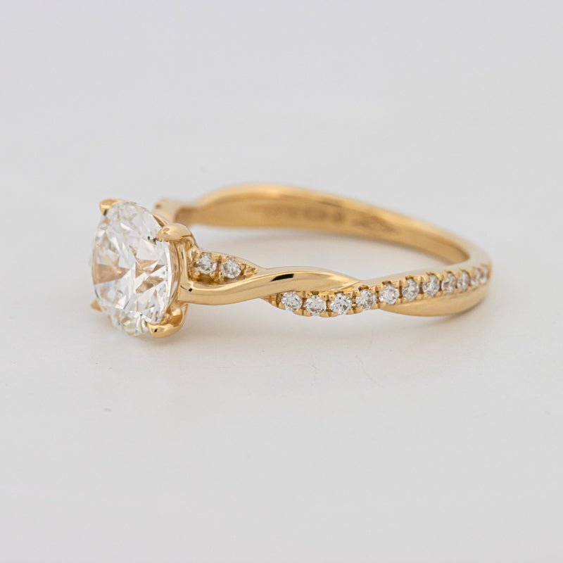 1.50 CT Round "Twist" Solitaire (LG) - ZIZOV DIAMONDS