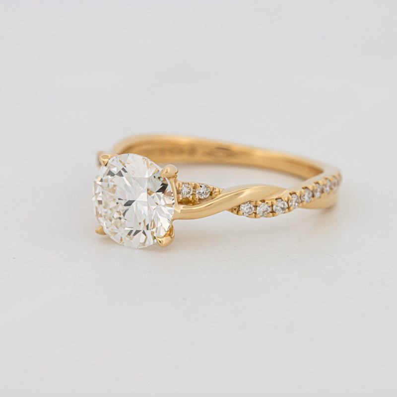 1.50 CT Round "Twist" Solitaire (LG) - ZIZOV DIAMONDS