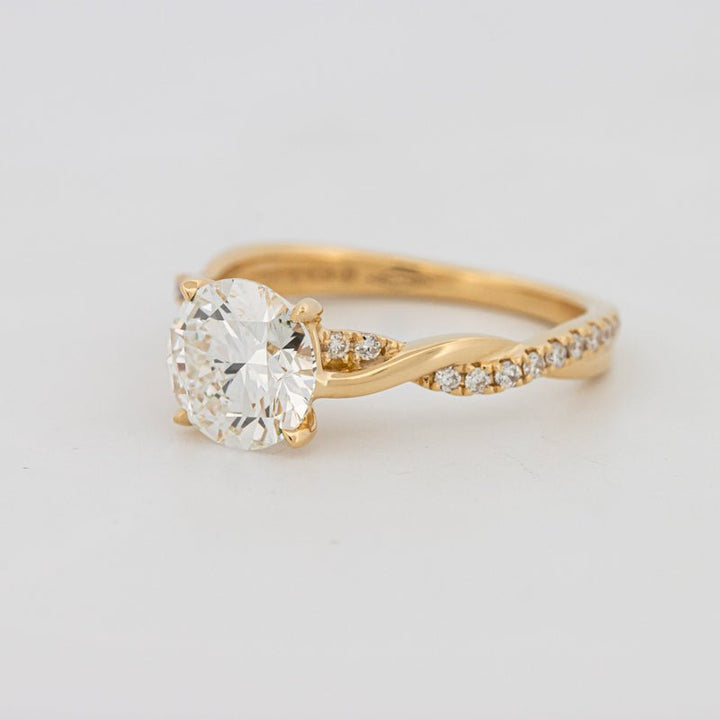 1.50 CT Round "Twist" Solitaire (LG) - ZIZOV DIAMONDS