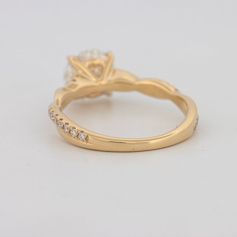 1.50 CT Round "Twist" Solitaire (LG) - ZIZOV DIAMONDS