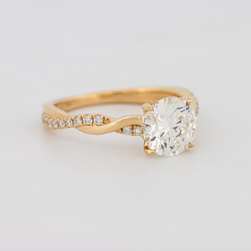 1.50 CT Round "Twist" Solitaire (LG) - ZIZOV DIAMONDS