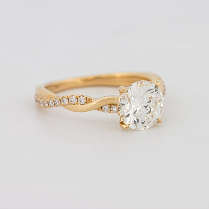 1.50 CT Round "Twist" Solitaire (LG) - ZIZOV DIAMONDS
