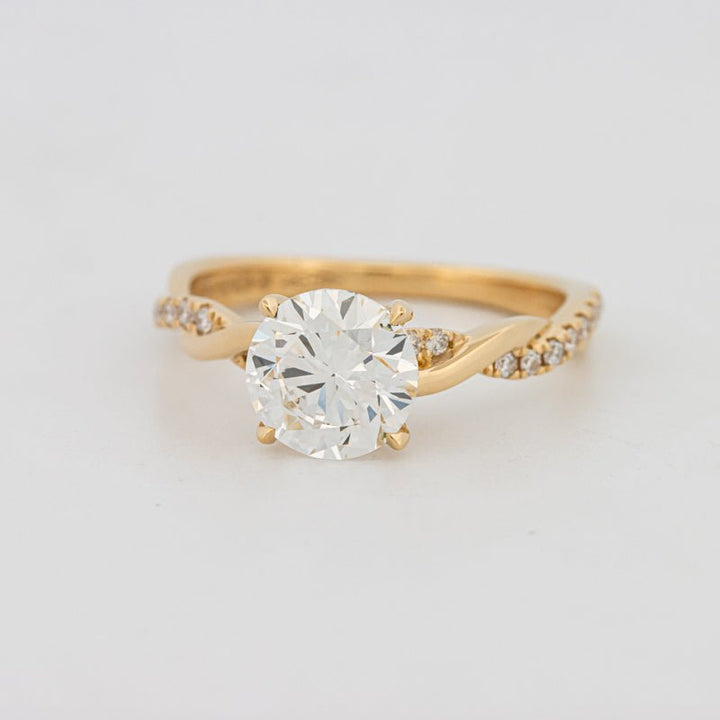 1.50 CT Round "Twist" Solitaire (LG) - ZIZOV DIAMONDS