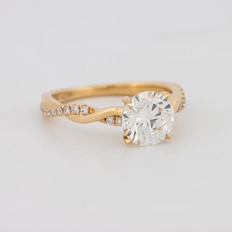 1.50 CT Round "Twist" Solitaire (LG) - ZIZOV DIAMONDS