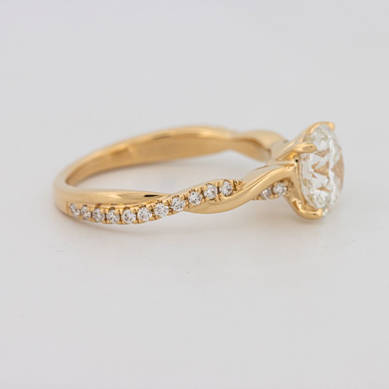 1.50 CT Round "Twist" Solitaire (LG) - ZIZOV DIAMONDS