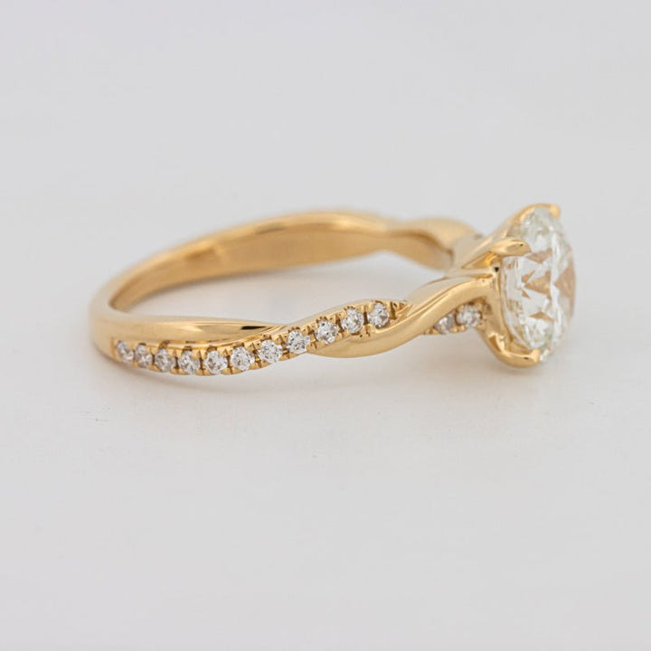 1.50 CT Round "Twist" Solitaire (LG) - ZIZOV DIAMONDS