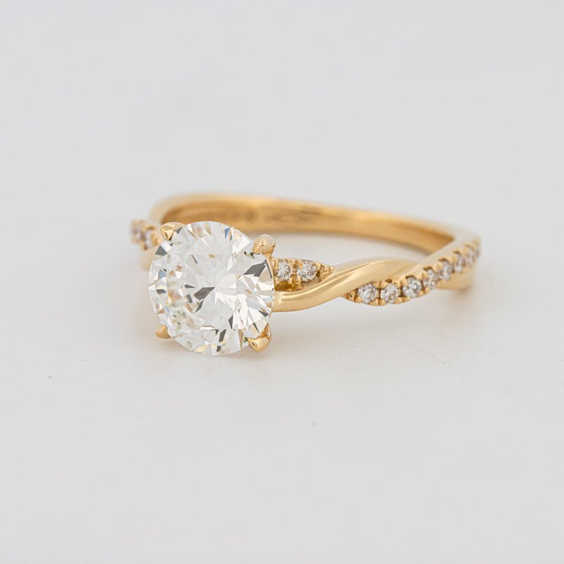 1.50 CT Round "Twist" Solitaire (LG) - ZIZOV DIAMONDS