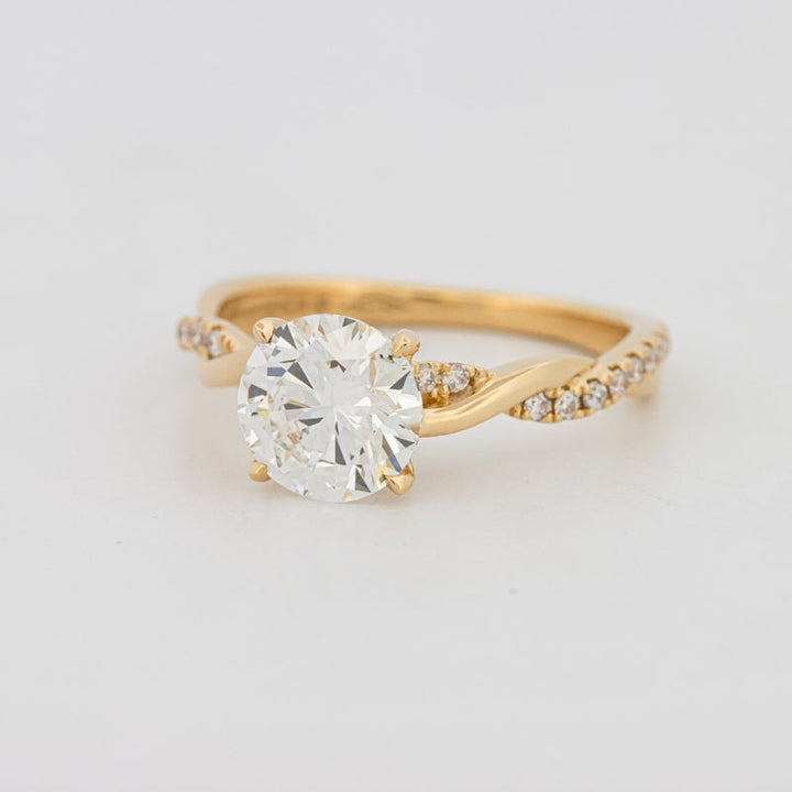 1.50 CT Round "Twist" Solitaire (LG) - ZIZOV DIAMONDS