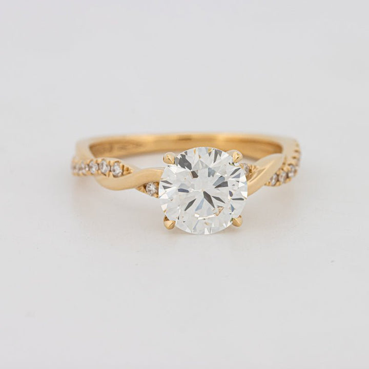 1.50 CT Round "Twist" Solitaire (LG) - ZIZOV DIAMONDS