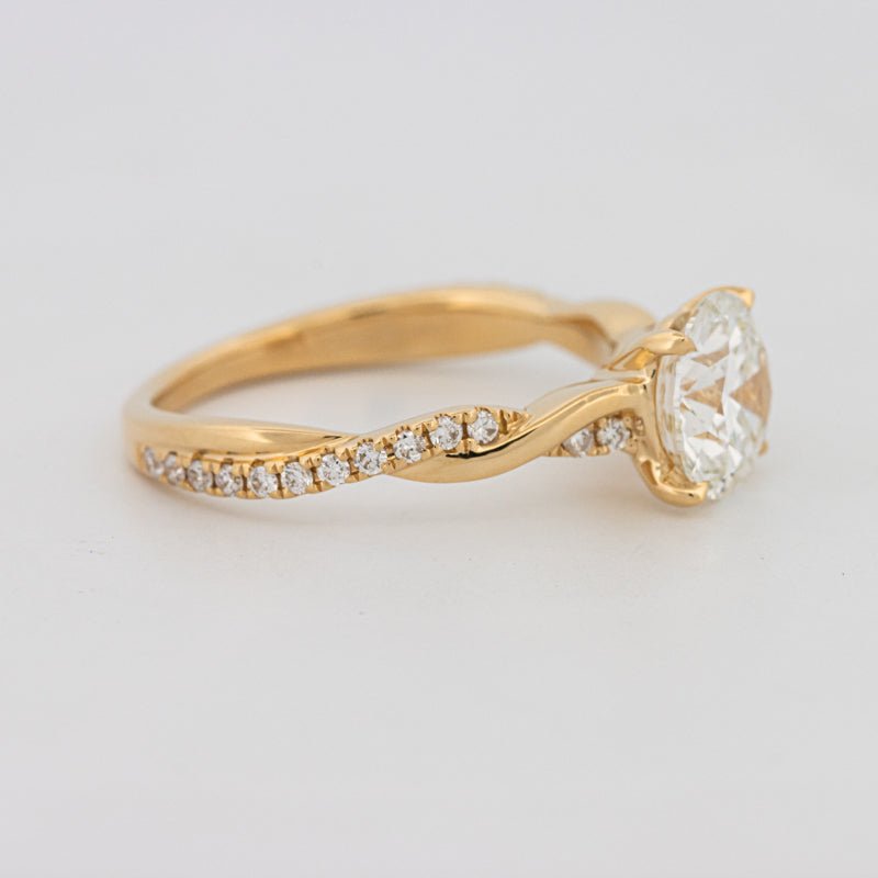 1.50 CT Round "Twist" Solitaire (LG) - ZIZOV DIAMONDS