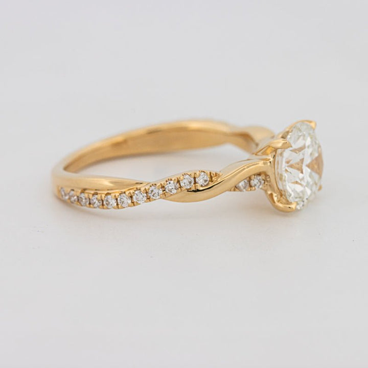 1.50 CT Round "Twist" Solitaire (LG) - ZIZOV DIAMONDS